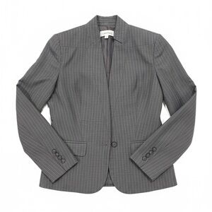 Calvin Klein Gray Pinstripe Blazer